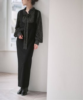 【ノーブル / スピック&スパン/NOBLE / Spick & Span】の《26SS先行 》ラフィネダブルクロスソフトスクエアワンピース 人気、トレンドファッション・服の通販 founy(ファニー) ファッション Fashion レディースファッション Fashion for Women ワンピース Dresses 2026年 2026 インナー Innerwear カットソー Cut and Sewn Top シューズ Shoes, Footwear ショルダー Shoulder, Shoulder Strap スリット Slit, Slit Detail フラット Flat, Flat Shoes フロント Front, Front Design モダン Modern, Contemporary |ID:prp329100004814993