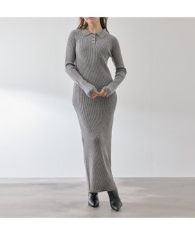 【クイーンズ コート/QUEENS COURT】のポロカラーリブニットワンピース≪手洗い可能≫ 人気、トレンドファッション・服の通販 founy(ファニー) ファッション Fashion レディースファッション Fashion for Women ワンピース Dresses ニットワンピース Knit Dresses スニーカー Sneakers, Trainers ダウン Down, Puffer テクスチャー Texture, Textured Fabric 長袖 Long Sleeve, Full Sleeve フェミニン Feminine, Girly ポケット Pocket, Pocket Detail 無地 Plain, Solid Color 冬 Winter / This Winter A/W・秋冬 Autumn/Winter 2025年 2025 2025-2026秋冬・A/W Autumn/Winter 2025–26 AW25–26 |ID:prp329100004815002