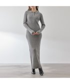 【クイーンズ コート/QUEENS COURT】のポロカラーリブニットワンピース≪手洗い可能≫ 人気、トレンドファッション・服の通販 founy(ファニー) ファッション Fashion レディースファッション Fashion for Women ワンピース Dresses ニットワンピース Knit Dresses スニーカー Sneakers, Trainers ダウン Down, Puffer テクスチャー Texture, Textured Fabric 長袖 Long Sleeve, Full Sleeve フェミニン Feminine, Girly ポケット Pocket, Pocket Detail 無地 Plain, Solid Color 冬 Winter / This Winter A/W・秋冬 Autumn/Winter 2025年 2025 2025-2026秋冬・A/W Autumn/Winter 2025–26 AW25–26 thumbnail ライトグレー|ID: prp329100004815002 ipo3291000000034972086