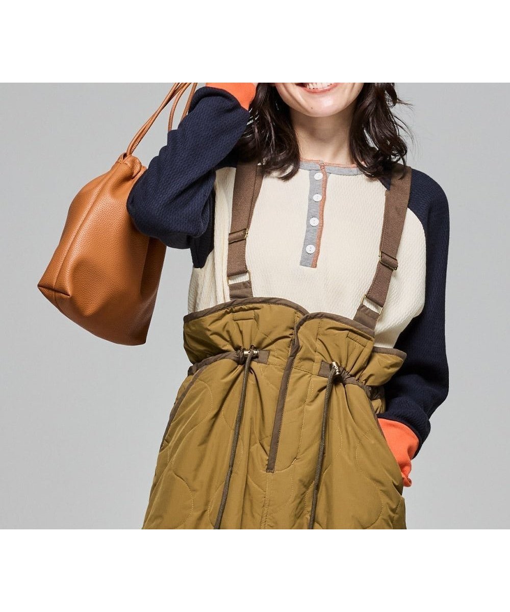 【クリフメイヤー/KRIFF MAYER】のハニカムワッフルバイカラーロンT インテリア・キッズ・メンズ・レディースファッション・服の通販 founy(ファニー) 　ファッション　Fashion　レディースファッション　Fashion for Women　トップス・カットソー　Cut & Sew Tops　ロングTシャツ・Tシャツ　Longline T-Shirts & Tees　スウェット / スエット　Sweatshirt, Sweatwear　スタンダード　Standard, Basic　ベーシック　Basic, Essential　ワッフル　Waffle, Waffle Knit　A/W・秋冬　Autumn/Winter　MULTI-COL|ID: prp329100004815008 ipo3291000000034972139