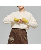 【クリフメイヤー/KRIFF MAYER】のハニカムワッフルバイカラーロンT 人気、トレンドファッション・服の通販 founy(ファニー) ファッション Fashion レディースファッション Fashion for Women トップス・カットソー Cut & Sew Tops ロングTシャツ・Tシャツ Longline T-Shirts & Tees スウェット / スエット Sweatshirt, Sweatwear スタンダード Standard, Basic ベーシック Basic, Essential ワッフル Waffle, Waffle Knit A/W・秋冬 Autumn/Winter thumbnail NATURAL|ID: prp329100004815008 ipo3291000000034972140