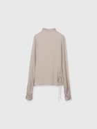 【エイミーイストワール/eimy istoire】のカシミヤ混シアースリーブギャザートップス 人気、トレンドファッション・服の通販 founy(ファニー) ファッション Fashion レディースファッション Fashion for Women トップス・カットソー Cut & Sew Tops カットソー Cut and Sewn Top ギャザー Gathered, Ruffled シャーリング Shirring, Ruched シンプル Simple, Minimal ハイネック High Neck, Mock Neck リボン Ribbon, Bow 再入荷 Restock / Back in Stock thumbnail BEIGE|ID: prp329100004815009 ipo3291000000034972161