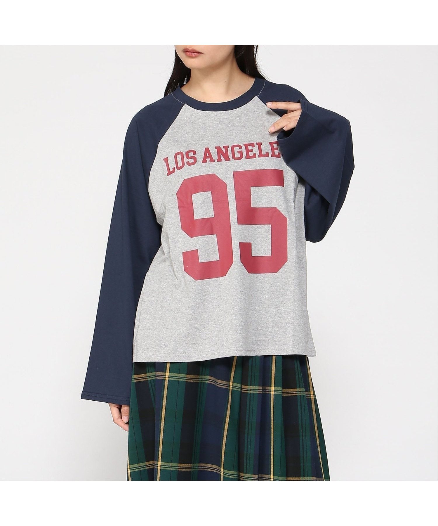 【グレディブリリアン/Gready Brilliant】のGready Brilliant/ナンバリングロンT インテリア・キッズ・メンズ・レディースファッション・服の通販 founy(ファニー) ファッション Fashion レディースファッション Fashion for Women トップス・カットソー Cut & Sew Tops ロングTシャツ・Tシャツ Longline T-Shirts & Tees GRY|ID: prp329100004815023 ipo3291000000034972279