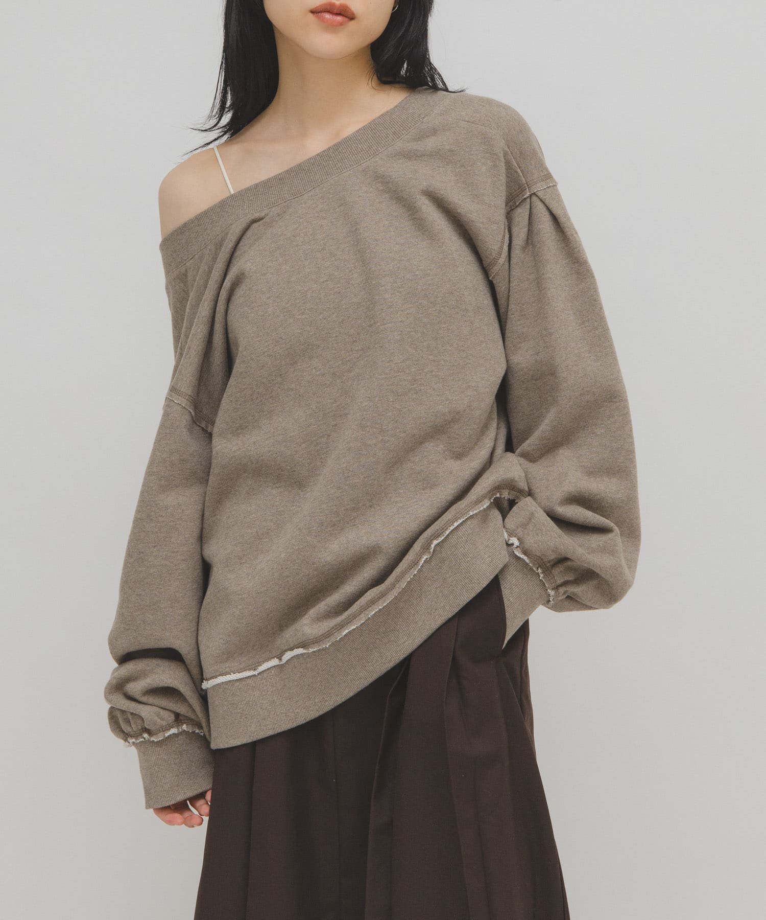 【ケービーエフ/KBF / URBAN RESEARCH】の2WAYルーズスウェット インテリア・キッズ・メンズ・レディースファッション・服の通販 founy(ファニー) 　ファッション　Fashion　レディースファッション　Fashion for Women　トップス・カットソー　Cut & Sew Tops　レディースパーカー・カジュアルフーディー　Casual Hoodies & Sweatshirts　スウェット・クルーネックトップス　Sweatshirts & Crewnecks / Relaxed Fit Sweat Tops　2025年　2025　2025-2026秋冬・A/W　Autumn/Winter 2025–26 AW25–26　冬　Winter / This Winter　インナー　Innerwear　カットオフ　Cut-Off Design　スウェット / スエット　Sweatshirt, Sweatwear　タンク　Tank Top, Sleeveless Top　フロント　Front, Front Design　ルーズ　Loose, Oversized　A/W・秋冬　Autumn/Winter　ベージュ系その他|ID: prp329100004815043 ipo3291000000034972357