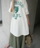 【コーナーズ/CORNERS】のピグメントBEARオーバーサイズTシャツ 人気、トレンドファッション・服の通販 founy(ファニー) ファッション Fashion レディースファッション Fashion for Women トップス・カットソー Cut & Sew Tops シャツ・ブラウス・オフィスカジュアル Elegant Blouses & Button-Ups ロングTシャツ・Tシャツ Longline T-Shirts & Tees シンプル Simple, Minimal デニム Denim, Jeans Material ビッグ Big, Oversized プリント Print, Printed Pattern ラウンド Round, Round Neck 夏 Summer thumbnail アイボリー|ID: prp329100004815053 ipo3291000000034972451