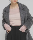 【ケービーエフ/KBF / URBAN RESEARCH】のシアーベロアシャーリングスリーブトップス ピンク|ID: prp329100004815054 ipo3291000000035137728