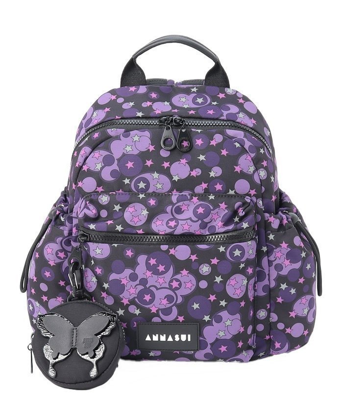 【クイーポ/KUIPO】のヴァケーション バックパック パープル インテリア・キッズ・メンズ・レディースファッション・服の通販 founy(ファニー) 　ファッション　Fashion　レディースファッション　Fashion for Women　バッグ　Bags　おすすめ　Recommended / Our Picks　ショルダー　Shoulder, Shoulder Strap　バタフライ　Butterfly, Butterfly Motif　パープル　Purple, Violet　ポーチ　Pouch, Small Case　軽量　Lightweight, Ultra Light　パープル|ID: prp329100004815060 ipo3291000000034972542