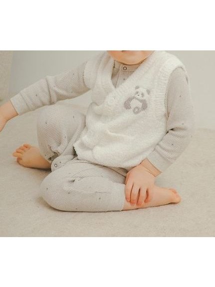【ジェラート ピケ/gelato pique / KIDS】の【限定カラーあり】【BABY】パウダーアニマルベスト 人気、トレンドファッション・服の通販 founy(ファニー) 　ファッション　Fashion　キッズファッション　Fashion for Kids　吸水　Absorbent, Quick-Dry　スマート　Smart, Elegant　ネコ　Cat, Feline Motif　パウダー　Powder, Soft Tone　フロント　Front, Front Design　ベスト　Vest, Waistcoat　ポケット　Pocket, Pocket Detail　モチーフ　Motif, Design Theme　ラベンダー　Lavender　ロング　Long, Long-Length　おすすめ　Recommended / Our Picks　ギフト プレゼント　Gift / Present　 other-1|ID: prp329100004815063 ipo3291000000034972570