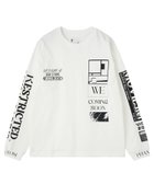 【ローズバッド/ROSE BUD】のOKIRAKU*ROSE BUD/スリーブプリントロンT 人気、トレンドファッション・服の通販 founy(ファニー) ファッション Fashion レディースファッション Fashion for Women トップス・カットソー Cut & Sew Tops ロングTシャツ・Tシャツ Longline T-Shirts & Tees インナー Innerwear グラフィック Graphic, Graphic Design パターン Pattern, Design Print フォルム Silhouette, Form プリント Print, Printed Pattern リラックス Relax, Relaxed Fit ロング Long, Long-Length 日本製 Made In Japan ギフト プレゼント Gift / Present thumbnail WHITE|ID: prp329100004815072 ipo3291000000034972649