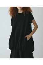 【ヘリンドットサイ/HeRIN.CYE】のEgg tops 人気、トレンドファッション・服の通販 founy(ファニー) ファッション Fashion レディースファッション Fashion for Women トップス・カットソー Cut & Sew Tops スリーブ Sleeve, Long Sleeve / Short Sleeve バランス Balance, Style Balance ワンポイント One Point, Statement Accent thumbnail BLK|ID: prp329100004815086 ipo3291000000034972754