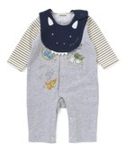 【ベベ オンライン ストア/BEBE ONLINE STORE / KIDS】のドラゴン刺しゅうロンパース+お顔スタイ2点セットベビー(60~80cm) 人気、トレンドファッション・服の通販 founy(ファニー) ファッション Fashion キッズファッション Fashion for Kids フレンチ French, French Style フロント Front, Front Design ベビー Baby, Babywear ボーダー Border, Stripe ロンパース Romper, Jumpsuit A/W・秋冬 Autumn/Winter おすすめ Recommended / Our Picks エレガント 上品 Elegant 2025年 2025 2025-2026秋冬・A/W Autumn/Winter 2025–26 AW25–26 thumbnail グレー×ネイビー|ID: prp329100004815091 ipo3291000000034972812