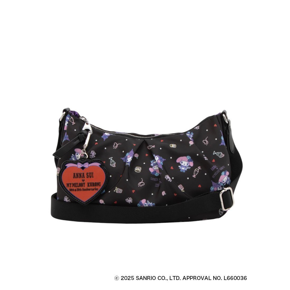 【クイーポ/KUIPO】のアナスイ ANNA SUI ANNA SUI * MY MELODY KUROMI ショルダーバッグ 人気、トレンドファッション・服の通販 founy(ファニー) 　ファッション　Fashion　レディースファッション　Fashion for Women　バッグ　Bags　ショルダー　Shoulder, Shoulder Strap　スペシャル　Special, Limited Edition　財布　Wallet, Purse　モチーフ　Motif, Design Theme　 other-1|ID: prp329100004815142 ipo3291000000034973273