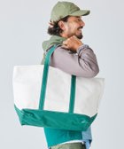 【エルエルビーン/L.L.Bean】のボート・アンド・トート・バッグ、オープン・トップ ラージ 人気、トレンドファッション・服の通販 founy(ファニー) ファッション Fashion レディースファッション Fashion for Women バッグ Bags キャンバス Canvas, Canvas Fabric ダブル Double, Double-Breasted ボトム Bottoms, Lower Wear 定番 Standard, Basic Item thumbnail Dark Green|ID: prp329100004815210 ipo3291000000034973765