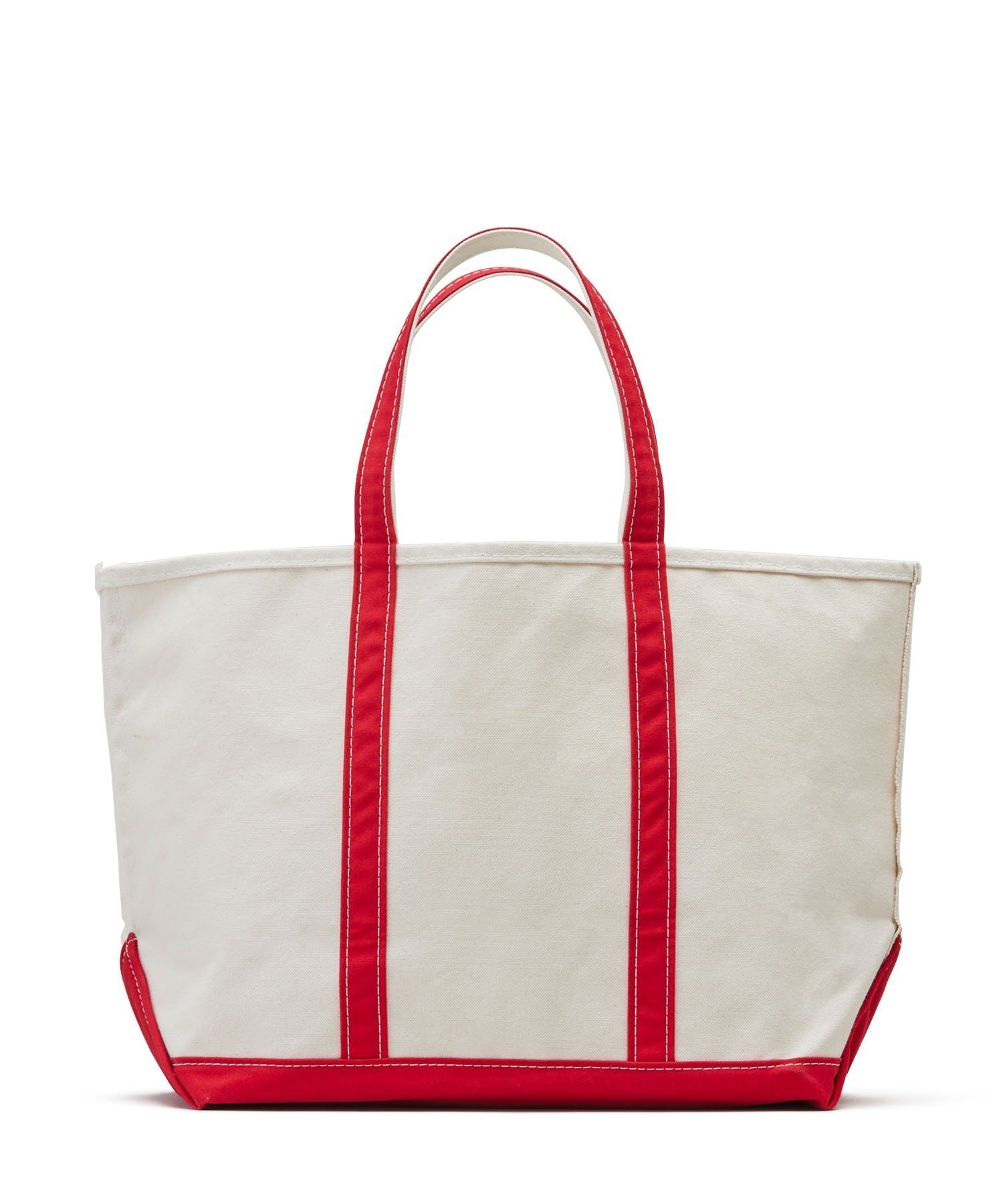 【エルエルビーン/L.L.Bean】のボート・アンド・トート・バッグ、オープン・トップ ラージ インテリア・キッズ・メンズ・レディースファッション・服の通販 founy(ファニー) 　ファッション　Fashion　レディースファッション　Fashion for Women　バッグ　Bags　キャンバス　Canvas, Canvas Fabric　ダブル　Double, Double-Breasted　ボトム　Bottoms, Lower Wear　定番　Standard, Basic Item　Red Trim|ID: prp329100004815210 ipo3291000000034973771