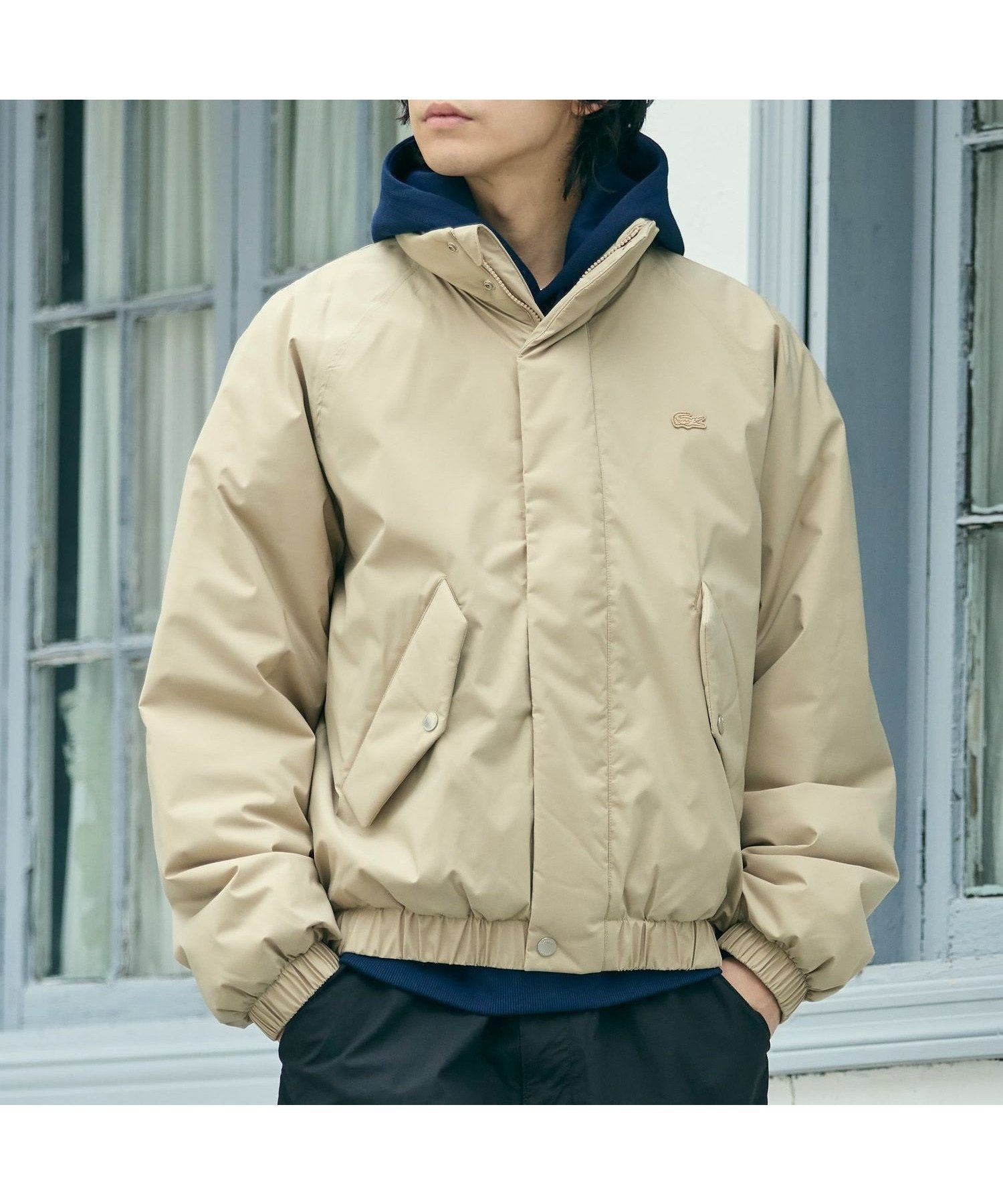 【ラコステ/LACOSTE / MEN】の撥水 防風 パデッド ボリュームテクニカルナイロンブルゾン 人気、トレンドファッション・服の通販 founy(ファニー) 　ファッション　Fashion　メンズファッション　Fashion for Men　キルティング　Quilted, Quilting　シルキー　Silky, Smooth Texture　スタイリッシュ　Stylish, Fashionable　スマート　Smart, Elegant　スリーブ　Sleeve, Long Sleeve / Short Sleeve　トレンド　Trend, Trending Now　フラップ　Flap, Flap Pocket　ポケット　Pocket, Pocket Detail　メタリック　Metallic, Shiny Finish　ワイド　Wide, Wide Fit　ワーク　Workwear, Utility Style　軽量　Lightweight, Ultra Light　 other-1|ID: prp329100004815212 ipo3291000000034973773