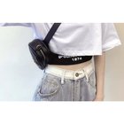 【ミニミニストア/miniministore】のヘソ出しtシャツ タンクトップ 韓国 ホワイト+ブラック|ID: prp329100004815234 ipo3291000000034973957