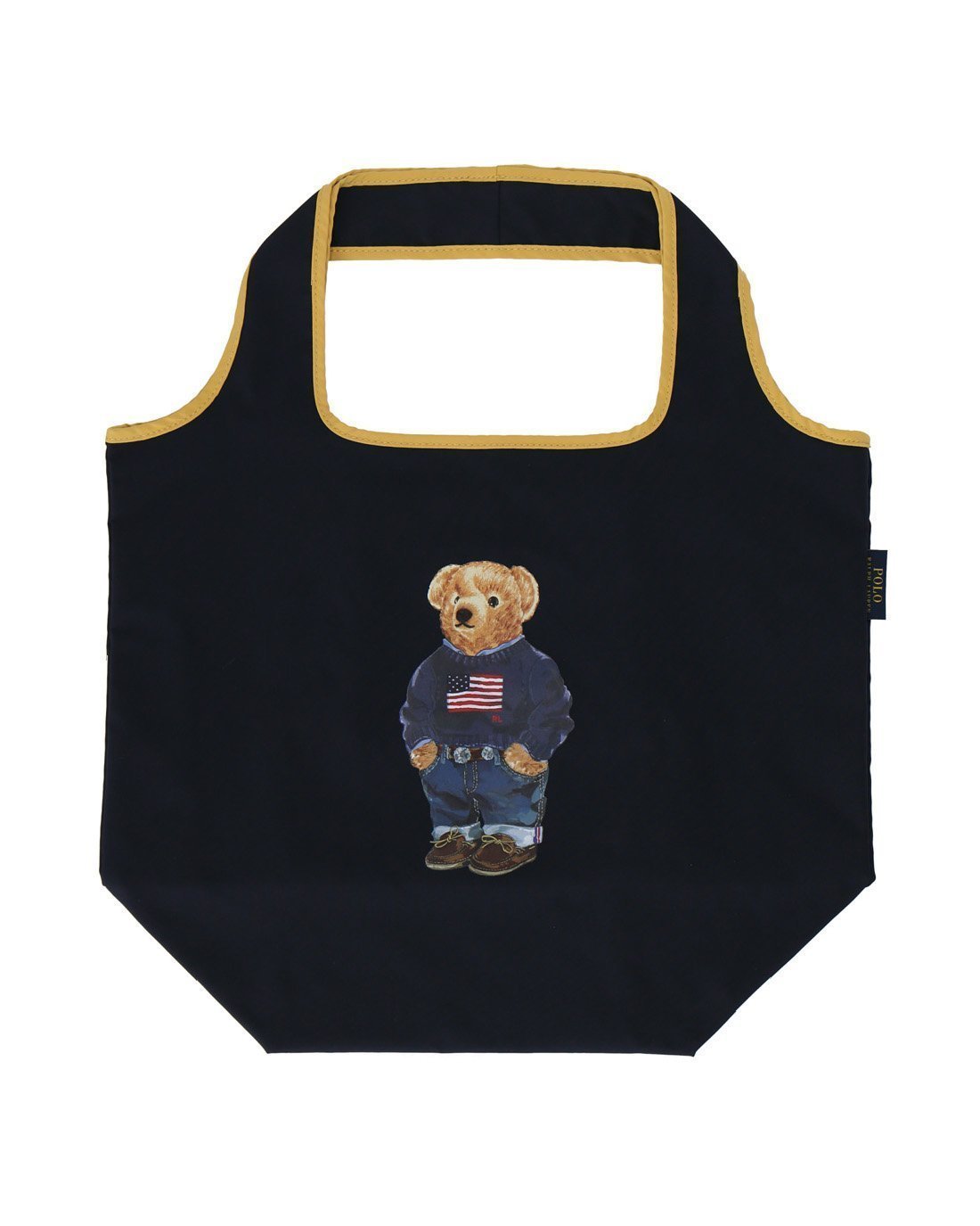 【インターモードカワベ/INTERMODE KAWABE】のPOLO RALPH LAUREN(ポロ ラルフ ローレン) 折り畳みバッグ インテリア・キッズ・メンズ・レディースファッション・服の通販 founy(ファニー) 　ファッション　Fashion　レディースファッション　Fashion for Women　バッグ　Bags　アクセサリー　Fashion Accessories　コンパクト　Compact, Small Size　ニューヨーク　New York, NYC Style　プリント　Print, Printed Pattern　ポケット　Pocket, Pocket Detail　人気　Popular, Best Seller　ネイビー[A]|ID: prp329100004815239 ipo3291000000034973999