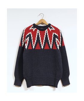 【ナイジェルケーボン/NIGEL CABOURN / MEN】の【公式】ナイジェル・ケーボン / MAN / キークルーニット / KEY CR 人気、トレンドファッション・服の通販 founy(ファニー) ファッション Fashion メンズファッション Fashion for Men シンプル Simple, Minimal パターン Pattern, Design Print |ID:prp329100004815268