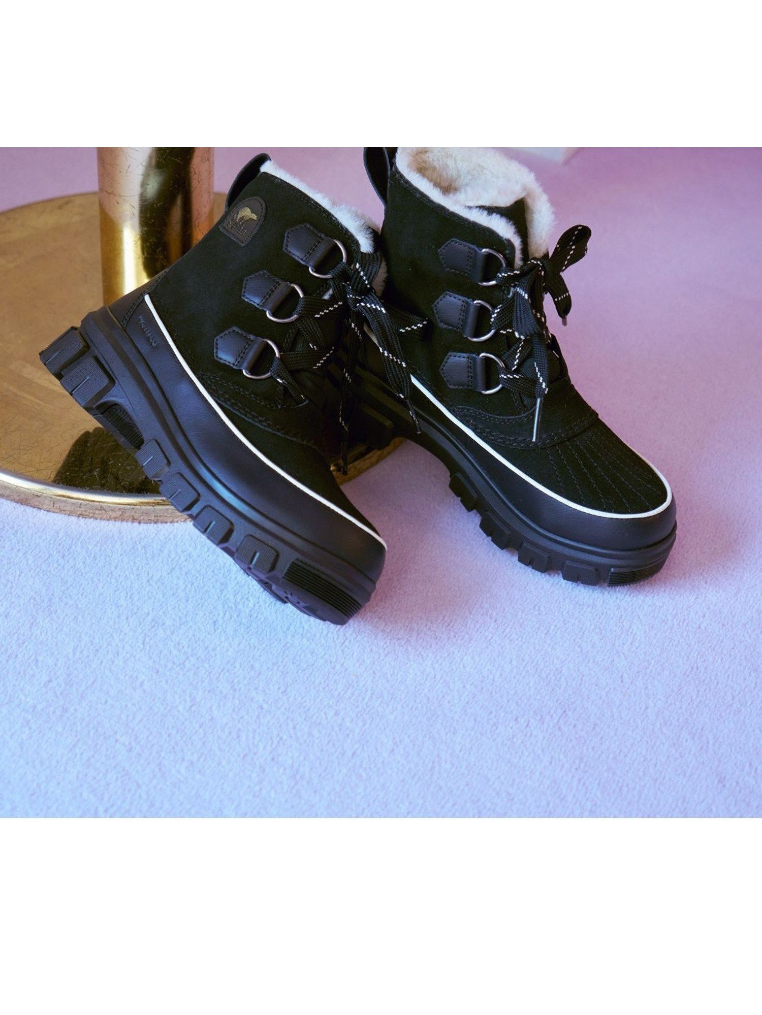 【コロンビア/Columbia】のSOREL/ ティボリ5 ウォータープルーフ /ソレル インテリア・キッズ・メンズ・レディースファッション・服の通販 founy(ファニー) 　ファッション　Fashion　レディースファッション　Fashion for Women　アウトドア　Outdoor Clothing　ウォーター　Water　バランス　Balance, Style Balance　ワイド　Wide, Wide Fit　冬　Winter / This Winter　ブラック[002001]|ID: prp329100004815285 ipo3291000000034974405