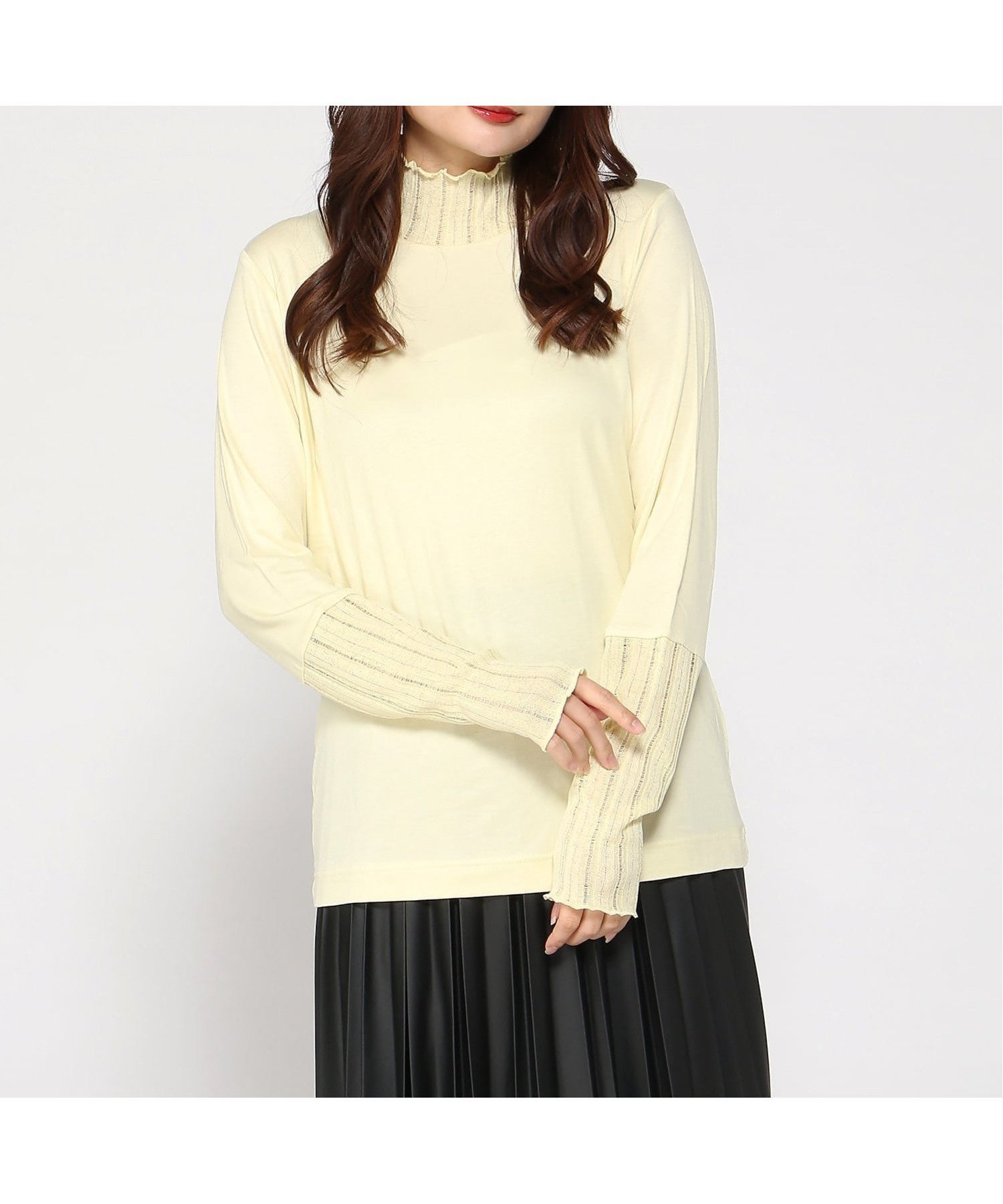 【ジーンズメイト/JEANS MATE】のC-FORT POINT/シアーキリカエ ハイネックPO 人気、トレンドファッション・服の通販 founy(ファニー) ファッション Fashion レディースファッション Fashion for Women ハイネック High Neck, Mock Neck エレガント 上品 Elegant 春 Spring other-1|ID: prp329100004815307 ipo3291000000034974587