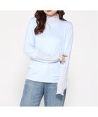 【ジーンズメイト/JEANS MATE】のC-FORT POINT/シアーキリカエ ハイネックPO 人気、トレンドファッション・服の通販 founy(ファニー) ファッション Fashion レディースファッション Fashion for Women ハイネック High Neck, Mock Neck エレガント 上品 Elegant 春 Spring thumbnail サックス|ID: prp329100004815307 ipo3291000000034974591