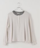 【フレームワーク/FRAMeWORK】のonit/オニット 別注レイヤードヘンリーネックプルオーバー(2枚セット) 人気、トレンドファッション・服の通販 founy(ファニー) ファッション Fashion レディースファッション Fashion for Women トップス・カットソー Cut & Sew Tops ニット Knit Tops & Sweaters カジュアルプルオーバー・ニットトップス Pullovers & Knit Tops / Casual Pullovers おすすめ Recommended / Our Picks インナー Innerwear カットソー Cut and Sewn Top セパレート Separate, Two-Piece リラックス Relax, Relaxed Fit 別注 Limited Edition, Custom Order thumbnail ナチュラル|ID: prp329100004815322 ipo3291000000034974669