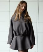 【エイミーイストワール/eimy istoire】のボンディングステンカラーブルゾン BROWN|ID: prp329100004815332 ipo3291000000035017213