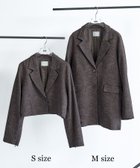 【ハレ/HARE】の【2サイズ展開】VINTAGEジャガード2WAYジャケット 人気、トレンドファッション・服の通販 founy(ファニー) ファッション Fashion レディースファッション Fashion for Women アウター Coat / Outerwear Collection レディースジャケット・軽アウター Jackets ウェーブ Wavy Pattern ヴィンテージ Vintage Style ショート Short, Short Length ジャケット Jacket, Outerwear ジーンズ Jeans, Denim Pants スタイリッシュ Stylish, Fashionable ストレート Straight, Straight Cut セーター Sweater, Knitwear デニム Denim, Jeans Material トレンド Trend, Trending Now 定番 Standard, Basic Item 人気 Popular, Best Seller バランス Balance, Style Balance フィット Fit, Slim Fit フレア Flare, Flared ベーシック Basic, Essential リボン Ribbon, Bow リラックス Relax, Relaxed Fit レース Lace, Lace Fabric ワイド Wide, Wide Fit おすすめ Recommended / Our Picks thumbnail ブラウン58|ID: prp329100004815345 ipo3291000000034974789