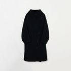 【エリオポール/heliopole】のWOOL STAND COLLAR COAT 人気、トレンドファッション・服の通販 founy(ファニー) ファッション Fashion レディースファッション Fashion for Women アウター Coat / Outerwear Collection コート・ロングコート・ピーコート Long Coats, Peacoats & More ショート Short, Short Length スタンド Stand Collar, Upright Stand ダブル Double, Double-Breasted ドット Polka Dot, Dot Pattern ブルゾン Blouson, Bomber Jacket メルトン Melton, Heavy Wool thumbnail ブラック|ID: prp329100004815348 ipo3291000000034974879