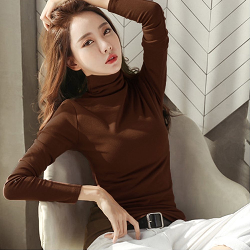 【ミニミニストア/miniministore】の裏起毛 タートルネック トップス インテリア・キッズ・メンズ・レディースファッション・服の通販 founy(ファニー) 　ファッション　Fashion　レディースファッション　Fashion for Women　トップス・カットソー　Cut & Sew Tops　タートルネック・ハイネックトップス　Turtlenecks & High-Neck Tops　秋　Autumn　シンプル　Simple, Minimal　タートルネック　Turtleneck, High Neck　長袖　Long Sleeve, Full Sleeve　フィット　Fit, Slim Fit　ベスト　Vest, Waistcoat　無地　Plain, Solid Color　ロング　Long, Long-Length　冬　Winter / This Winter　A/W・秋冬　Autumn/Winter　ブラウン|ID: prp329100004815355 ipo3291000000034974970