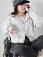 【エヘカソポ/ehka sopo】のショート丈ジップパーカー 人気、トレンドファッション・服の通販 founy(ファニー) ファッション Fashion レディースファッション Fashion for Women トップス・カットソー Cut & Sew Tops レディースパーカー・カジュアルフーディー Casual Hoodies & Sweatshirts ショート Short, Short Length シンプル Simple, Minimal ダブル Double, Double-Breasted パーカー Hoodie, Parka フロント Front, Front Design thumbnail キナリ|ID: prp329100004815360 ipo3291000000034975019