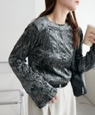 【ディスコート/Discoat】の【WEB限定】なみなみベロアプルオーバー 人気、トレンドファッション・服の通販 founy(ファニー) ファッション Fashion レディースファッション Fashion for Women トップス・カットソー Cut & Sew Tops カジュアルプルオーバー・ニットトップス Pullovers & Knit Tops / Casual Pullovers ベロアトップス Velour Tops / Velvet-Look Items おすすめ Recommended / Our Picks シンプル Simple, Minimal デニム Denim, Jeans Material フェミニン Feminine, Girly フレア Flare, Flared ベロア Velour, Soft Velvet エレガント 上品 Elegant thumbnail チャコールグレー|ID: prp329100004815364 ipo3291000000034975059