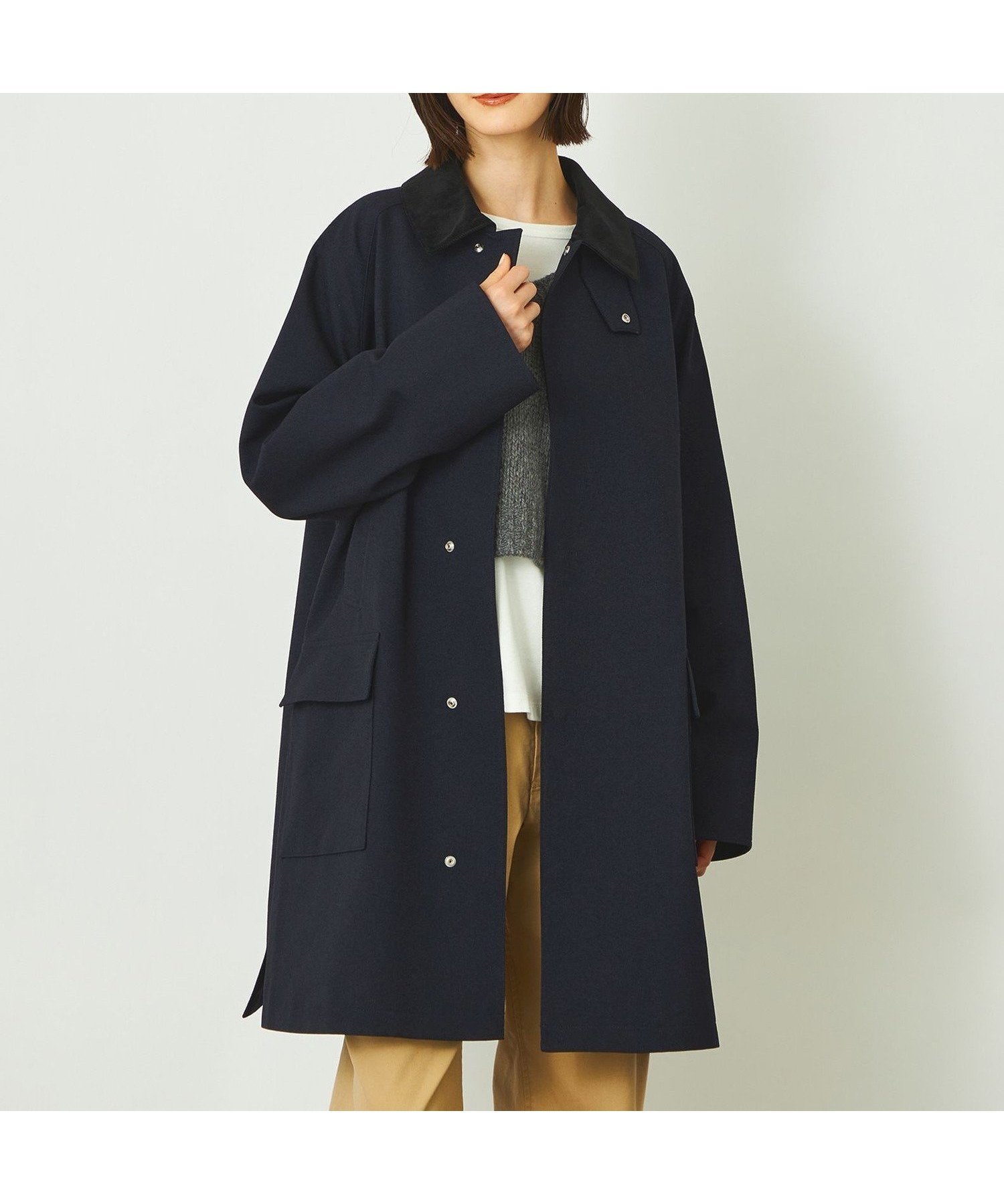 【マッキントッシュ フィロソフィー/MACKINTOSH PHILOSOPHY】のGREY LABEL 【SOMERFORD(サマーフォード)】 インテリア・キッズ・メンズ・レディースファッション・服の通販 founy(ファニー) ファッション Fashion レディースファッション Fashion for Women 春 Spring 秋 Autumn クラシック Classic, Timeless Style コレクション Collection, Seasonal Line コーデュロイ Corduroy, Cord Fabric サマー Summer, Summer Style ショート Short, Short Length シルバー Silver, Metallic Silver スリット Slit, Slit Detail スリーブ Sleeve, Long Sleeve / Short Sleeve バランス Balance, Style Balance ポケット Pocket, Pocket Detail ミドル Middle Length, Mid Height ロング Long, Long-Length 冬 Winter / This Winter A/W・秋冬 Autumn/Winter おすすめ Recommended / Our Picks ネイビー|ID: prp329100004815366 ipo3291000000034975086