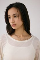 【アズール バイ マウジー/AZUL by moussy】のシアーロングスリーブTシャツ 人気、トレンドファッション・服の通販 founy(ファニー) ファッション Fashion レディースファッション Fashion for Women トップス・カットソー Cut & Sew Tops シャツ・ブラウス・オフィスカジュアル Elegant Blouses & Button-Ups ロングTシャツ・Tシャツ Longline T-Shirts & Tees おすすめ Recommended / Our Picks インナー Innerwear ジャケット Jacket, Outerwear フィット Fit, Slim Fit 羽織 Haori, Light Jacket thumbnail IVOY3|ID: prp329100004815369 ipo3291000000034975109