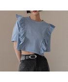 【ローリーズファーム/LOWRYS FARM】のピグメントショートフリルSS ブルー84|ID: prp329100004815373 ipo3291000000035016944