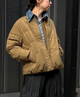 【フレディ&グロスター/FREDY&GLOSTER】のエアリーノーカラーピュアダウンジャケット 人気、トレンドファッション・服の通販 founy(ファニー) ファッション Fashion レディースファッション Fashion for Women アウター Coat / Outerwear Collection レディースジャケット・軽アウター Jackets ショート Short, Short Length タフタ Taffeta, Structured Fabric ダウン Down, Puffer フロント Front, Front Design ボトム Bottoms, Lower Wear おすすめ Recommended / Our Picks 2025年 2025 2025-2026秋冬・A/W Autumn/Winter 2025–26 AW25–26 |ID:prp329100004815396