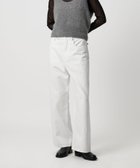 【ユナイテッドアローズ/UNITED ARROWS】のルーズシルエット ストレート デニムパンツ 人気、トレンドファッション・服の通販 founy(ファニー) ファッション Fashion レディースファッション Fashion for Women パンツ Pants & Trousers デニムパンツ・ジーンズ・美脚デニム Denim Jeans & Pants カットソー Cut and Sewn Top コンパクト Compact, Small Size ショート Short, Short Length スウェット / スエット Sweatshirt, Sweatwear ストレート Straight, Straight Cut デニム Denim, Jeans Material バランス Balance, Style Balance フェミニン Feminine, Girly フリル Frill, Ruffle ルーズ Loose, Oversized thumbnail WHITE|ID: prp329100004815401 ipo3291000000034975413