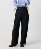 【ユナイテッドアローズ/UNITED ARROWS】のルーズシルエット ストレート デニムパンツ 人気、トレンドファッション・服の通販 founy(ファニー) ファッション Fashion レディースファッション Fashion for Women パンツ Pants & Trousers デニムパンツ・ジーンズ・美脚デニム Denim Jeans & Pants カットソー Cut and Sewn Top コンパクト Compact, Small Size ショート Short, Short Length スウェット / スエット Sweatshirt, Sweatwear ストレート Straight, Straight Cut デニム Denim, Jeans Material バランス Balance, Style Balance フェミニン Feminine, Girly フリル Frill, Ruffle ルーズ Loose, Oversized thumbnail BLACK|ID: prp329100004815401 ipo3291000000034975414