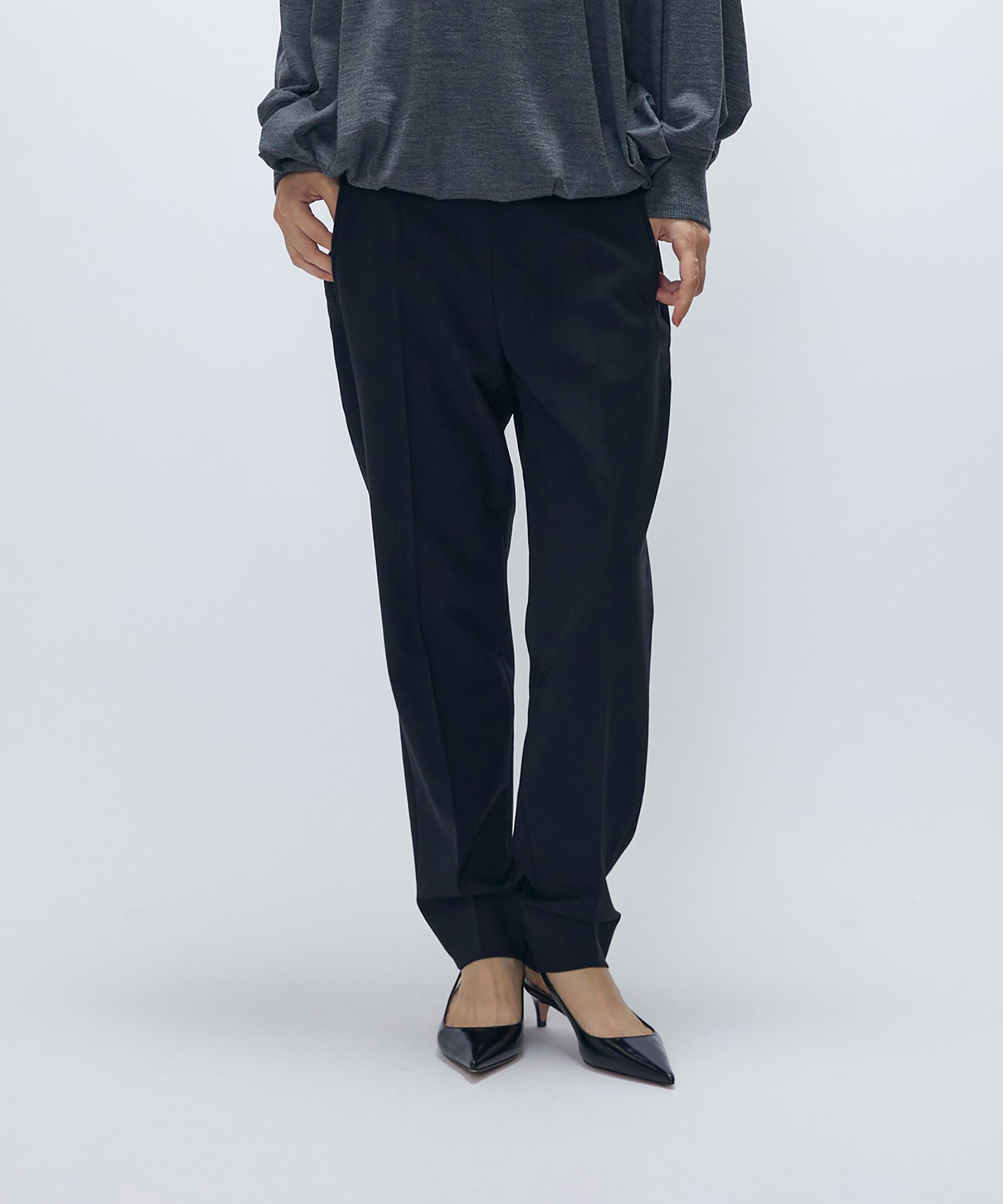 【プルミエ アロンディスモン/1er Arrondissement / MEN】のウールトロスティックパンツ インテリア・キッズ・メンズ・レディースファッション・服の通販 founy(ファニー) 　ファッション　Fashion　メンズファッション　Fashion for Men　ボトムス　Bottoms　チュニック　Tunic, Long Top　バランス　Balance, Style Balance　フロント　Front, Front Design　ポケット　Pocket, Pocket Detail　Black|ID: prp329100004815409 ipo3291000000034975476