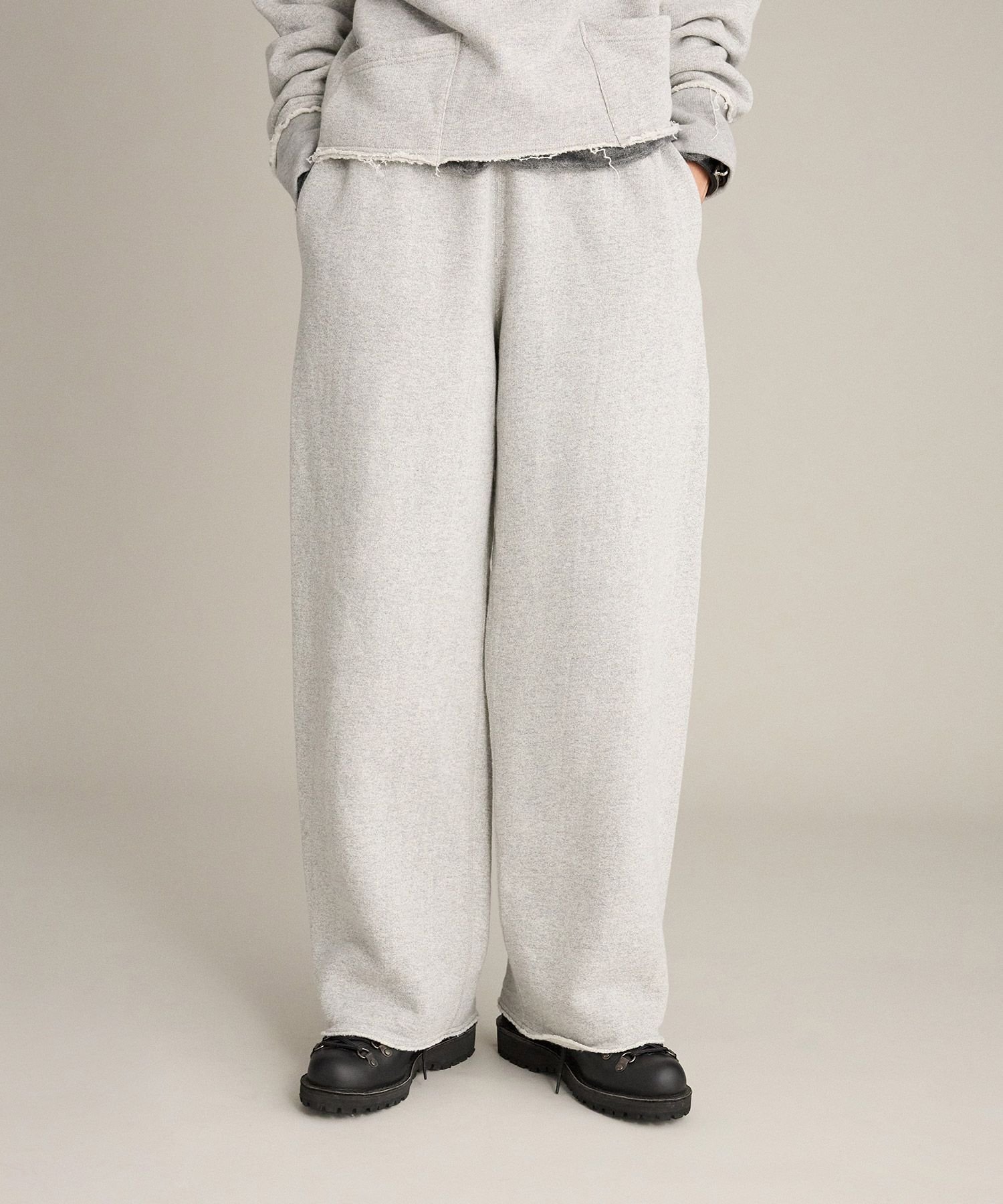 【ブリル/BRILL】の裏起毛スウェットパンツ インテリア・キッズ・メンズ・レディースファッション・服の通販 founy(ファニー) 　ファッション　Fashion　レディースファッション　Fashion for Women　パンツ　Pants & Trousers　ヴィンテージ　Vintage Style　ストレート　Straight, Straight Cut　フラット　Flat, Flat Shoes　ランダム　Random, Irregular　2024年　2024　2024-2025秋冬・A/W　Autumn/Winter 2024–25 AW24–25　グレー15|ID: prp329100004815420 ipo3291000000034975544