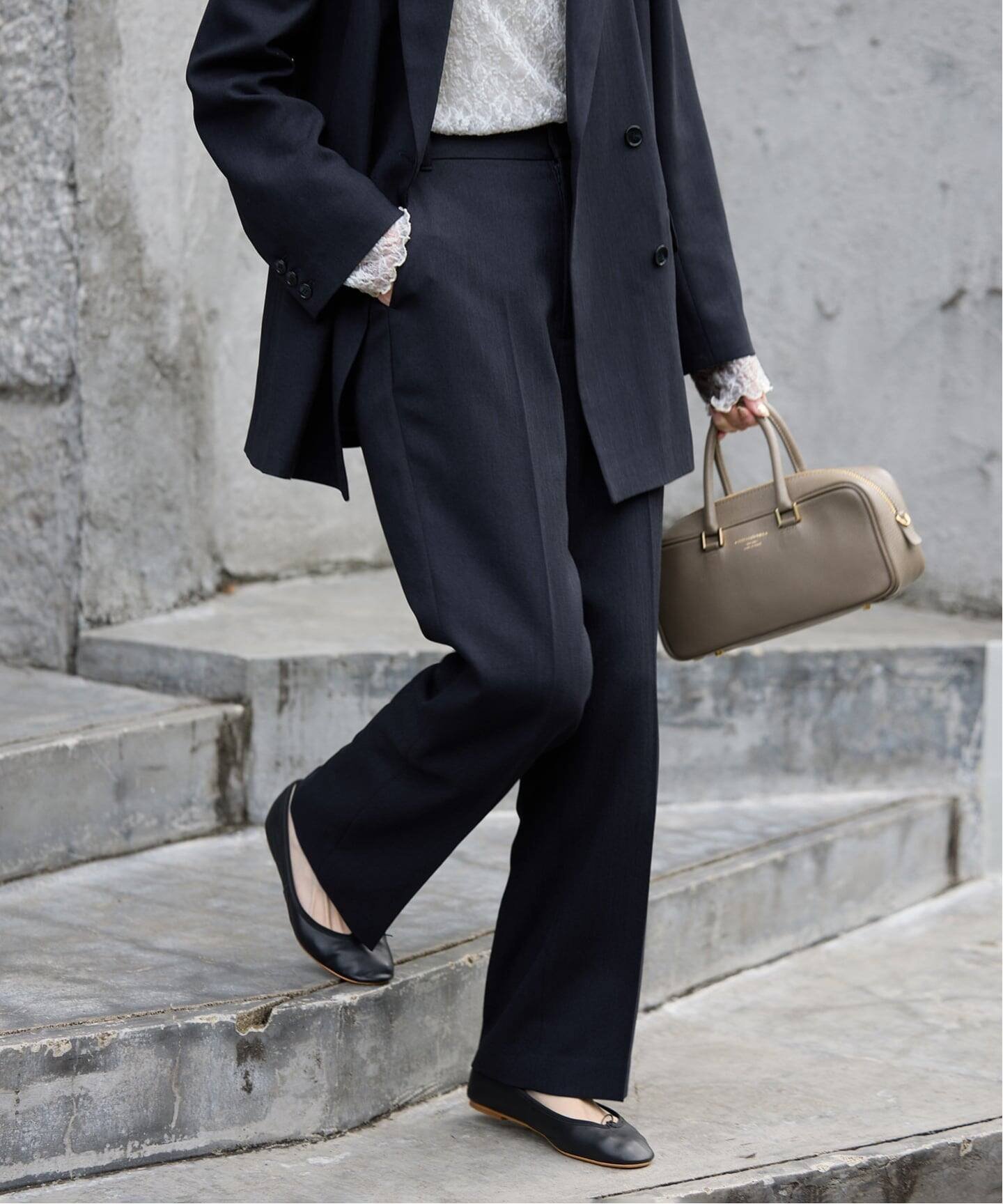 【スローブ イエナ/SLOBE IENA】の《セットアップ対応可/3サイズ展開/ 》ウォッシャブルツイルストレートパンツ インテリア・キッズ・メンズ・レディースファッション・服の通販 founy(ファニー) 　ファッション　Fashion　レディースファッション　Fashion for Women　セットアップ　Matching Sets　レディースパンツ・ボトムス　Pants & Trousers / Bottoms　2026年　2026　カーディガン　Cardigan, Knitwear　ストレート　Straight, Straight Cut　セットアップ　Set-Up, Coordinated Outfit　センター　Center, Center Line　トレンド　Trend, Trending Now　ネイビー|ID: prp329100004815433 ipo3291000000034975663