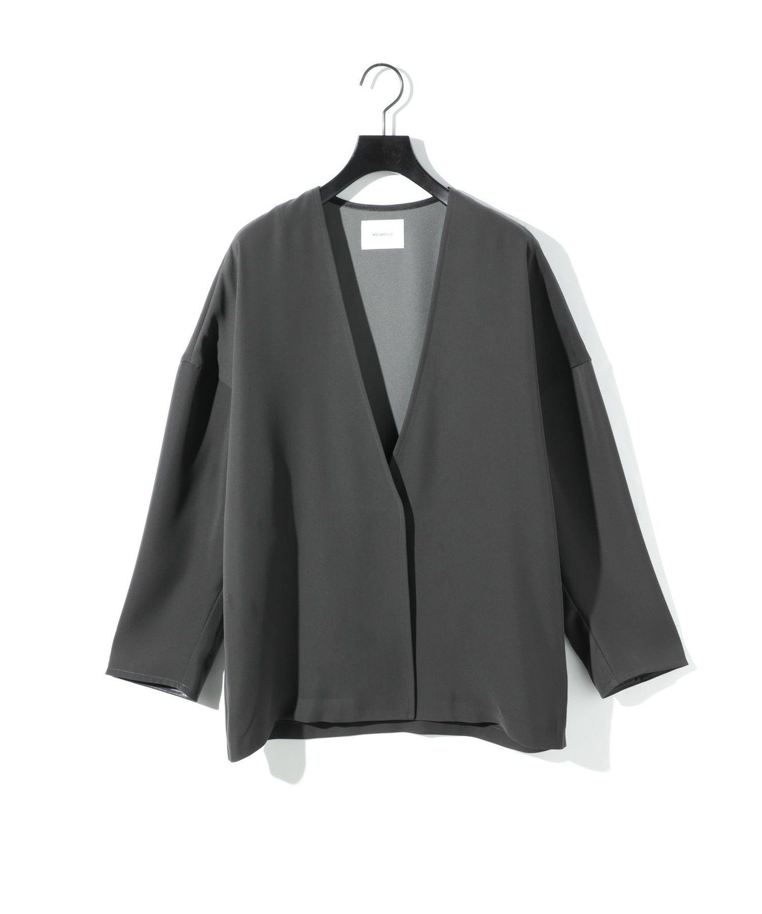 【マーコート/MARcourt】のMIDIUMISOLID for Ladies ジャケットライクカーディガン インテリア・キッズ・メンズ・レディースファッション・服の通販 founy(ファニー) ファッション Fashion レディースファッション Fashion for Women おすすめ Recommended / Our Picks カーディガン Cardigan, Knitwear ジャケット Jacket, Outerwear セットアップ Set-Up, Coordinated Outfit ダブル Double, Double-Breasted チュニック Tunic, Long Top ポケット Pocket, Pocket Detail リラックス Relax, Relaxed Fit エレガント 上品 Elegant 無地 Plain, Solid Color 長袖 Long Sleeve, Full Sleeve チャコールグレー|ID: prp329100004815445 ipo3291000000034975742