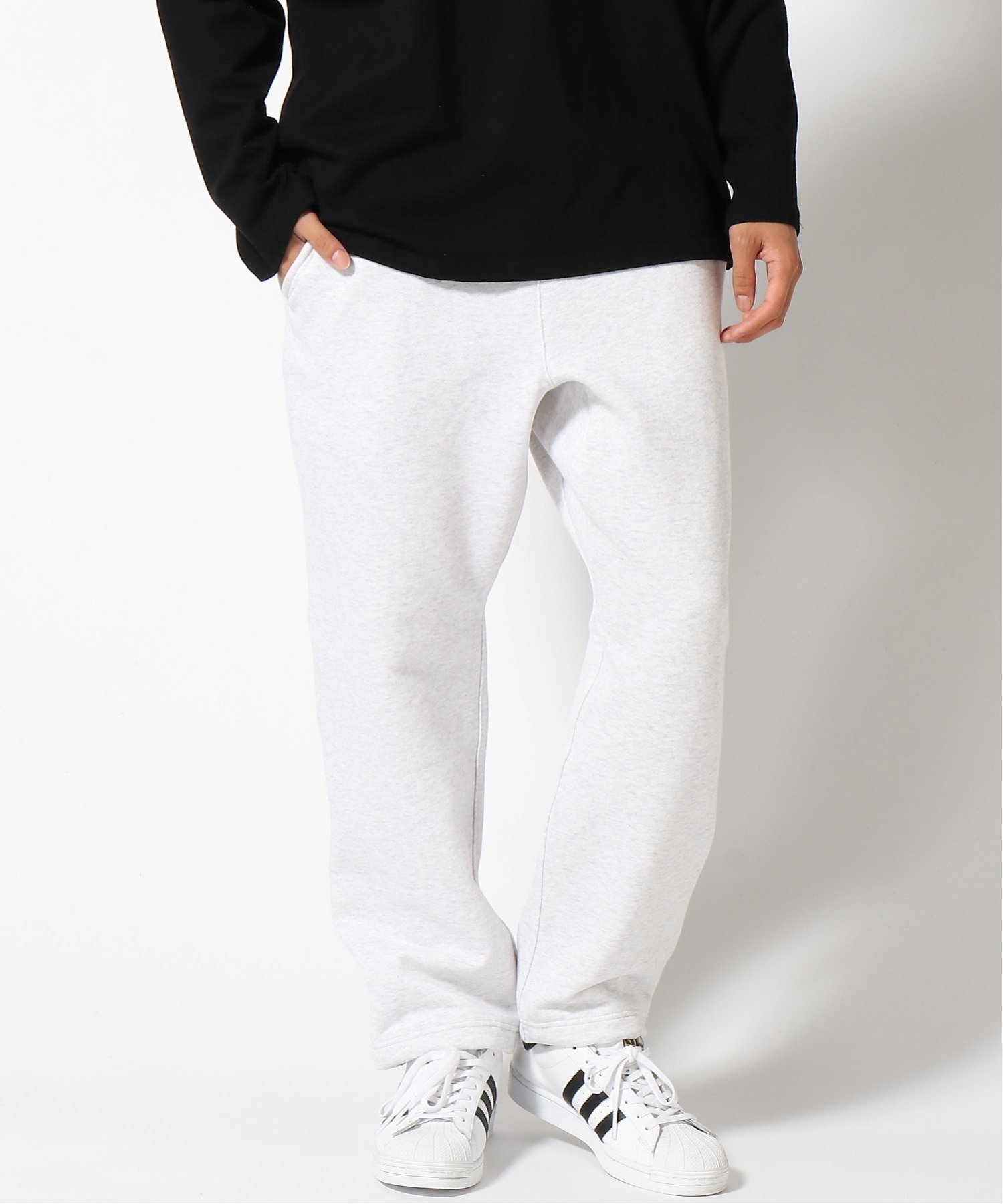 【ジムマスター/gym master / MEN】のgym master/12ozヘビー裏起毛スウェットロングパンツ インテリア・キッズ・メンズ・レディースファッション・服の通販 founy(ファニー) 　ファッション　Fashion　メンズファッション　Fashion for Men　ボトムス　Bottoms　ドローコード　Drawcord, Drawstring Cord　ライトグレー|ID: prp329100004815448 ipo3291000000034975765