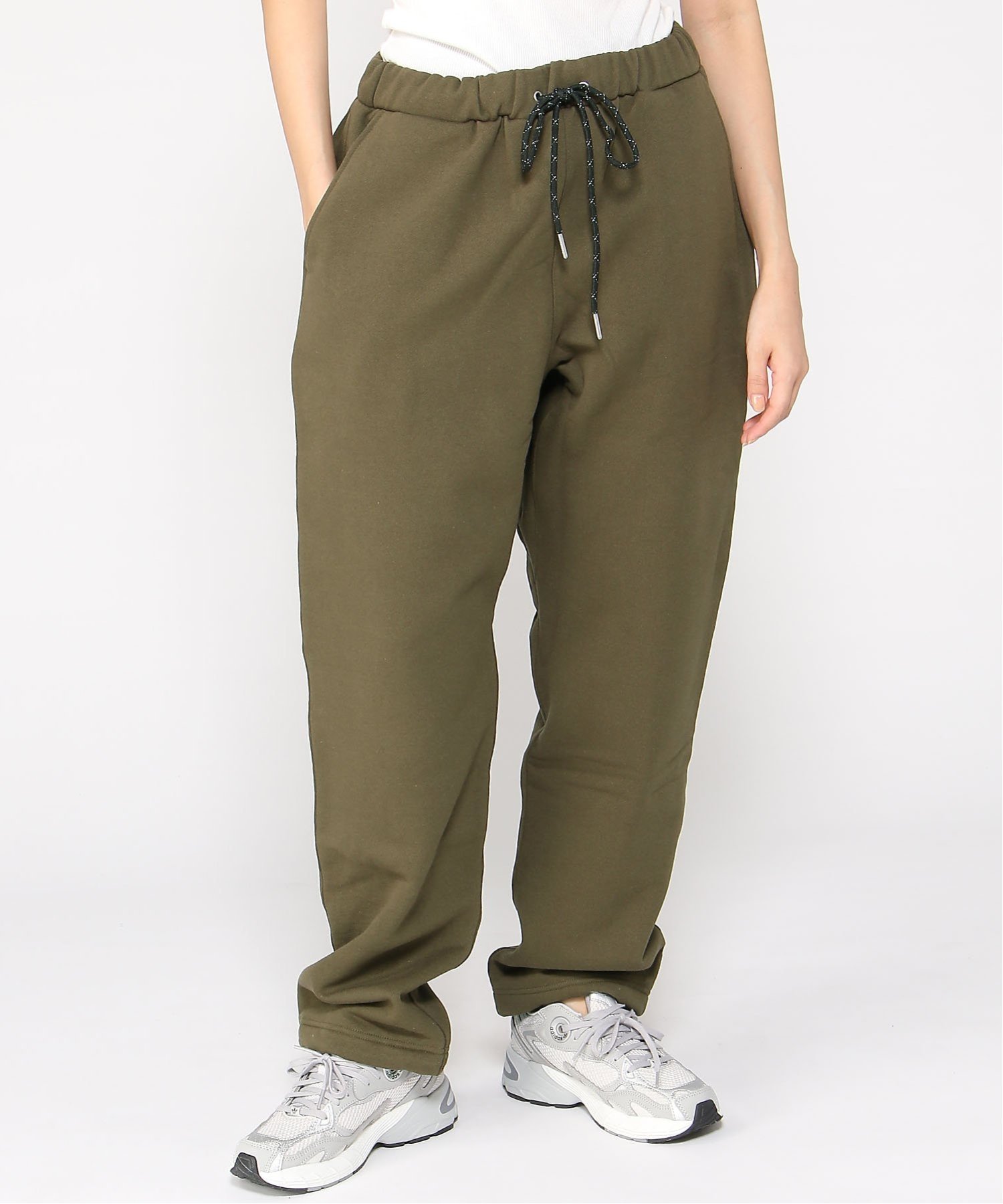 【ジムマスター/gym master / MEN】のgym master/12ozヘビー裏起毛スウェットロングパンツ インテリア・キッズ・メンズ・レディースファッション・服の通販 founy(ファニー) 　ファッション　Fashion　メンズファッション　Fashion for Men　ボトムス　Bottoms　ドローコード　Drawcord, Drawstring Cord　オリーブ|ID: prp329100004815448 ipo3291000000034975767