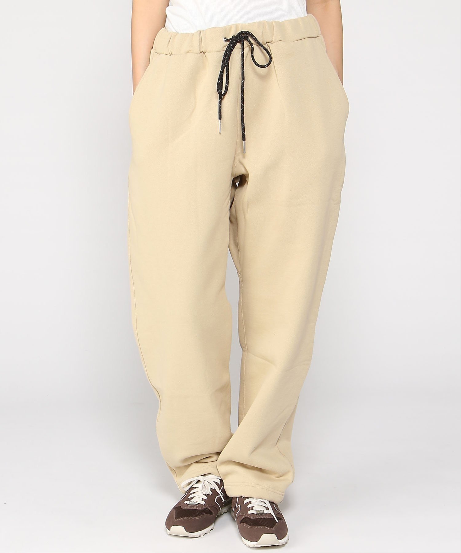 【ジムマスター/gym master / MEN】のgym master/12ozヘビー裏起毛スウェットロングパンツ インテリア・キッズ・メンズ・レディースファッション・服の通販 founy(ファニー) 　ファッション　Fashion　メンズファッション　Fashion for Men　ボトムス　Bottoms　ドローコード　Drawcord, Drawstring Cord　ベージュ|ID: prp329100004815448 ipo3291000000034975771