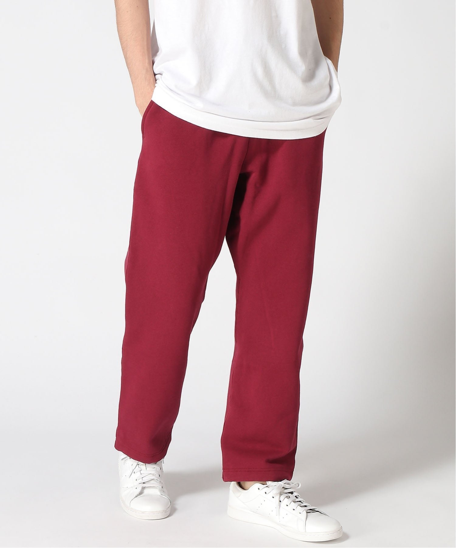 【ジムマスター/gym master / MEN】のgym master/12ozヘビー裏起毛スウェットロングパンツ インテリア・キッズ・メンズ・レディースファッション・服の通販 founy(ファニー) 　ファッション　Fashion　メンズファッション　Fashion for Men　ボトムス　Bottoms　ドローコード　Drawcord, Drawstring Cord　ワイン|ID: prp329100004815448 ipo3291000000034975775