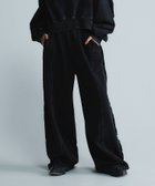 【ジーナシス/JEANASiS】のカコウスウェットワイドパンツ ブラック|ID: prp329100004815459 ipo3291000000035187601