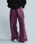 【ジーナシス/JEANASiS】のカコウスウェットワイドパンツ パープル|ID: prp329100004815459 ipo3291000000035187602