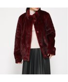 【ゲス/GUESS】のGUESS アウター ジャケット LUNA Faux Fur Jacket 人気、トレンドファッション・服の通販 founy(ファニー) ファッション Fashion レディースファッション Fashion for Women アウター Coat / Outerwear Collection レディースジャケット・軽アウター Jackets ジャケット Jacket, Outerwear thumbnail ワインレッド|ID: prp329100004815465 ipo3291000000034975904