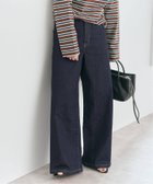 【スピック&スパン/Spick & Span】のSOMETHING / サムシング 別注 NEW LISA WIDE* 人気、トレンドファッション・服の通販 founy(ファニー) ファッション Fashion レディースファッション Fashion for Women コンパクト Compact, Small Size ジーンズ Jeans, Denim Pants ストレッチ Stretch, Stretchy Fabric デニム Denim, Jeans Material パターン Pattern, Design Print フィット Fit, Slim Fit ポケット Pocket, Pocket Detail 別注 Limited Edition, Custom Order ワイド Wide, Wide Fit thumbnail ネイビー|ID: prp329100004815467 ipo3291000000034975915